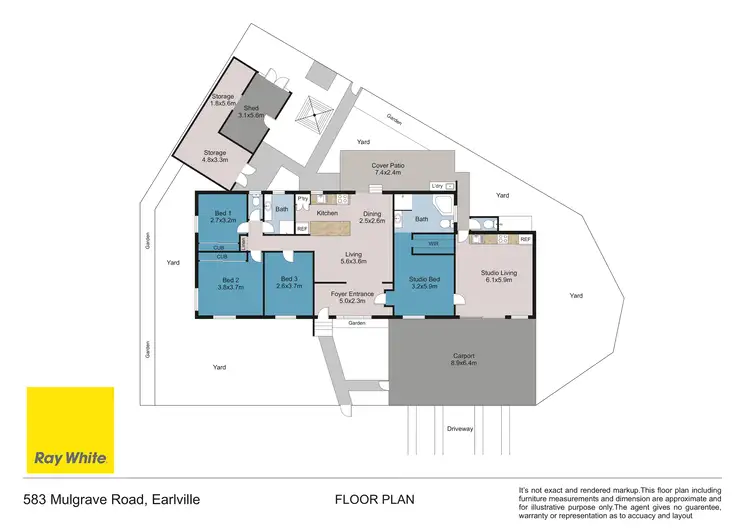 Floorplan of Homely house listing, 583 Mulgrave Road, Earlville QLD 4870