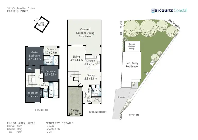 Floorplan of Homely house listing, 3/1-5 Studio Drive, Pacific Pines QLD 4211
