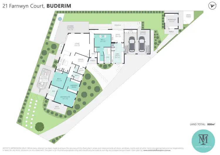 Floorplan of Homely house listing, 21 Farnwyn Court, Buderim QLD 4556