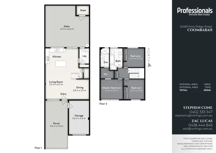 Floorplan of Homely townhouse listing, 5/469 Pine Ridge Road, Runaway Bay QLD 4216