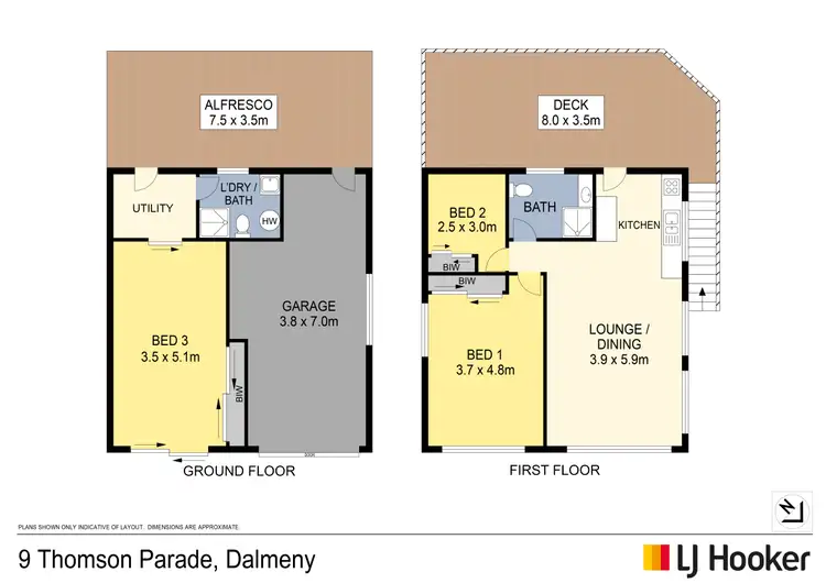 Floorplan of Homely house listing, 9 Thomson Parade, Dalmeny NSW 2546