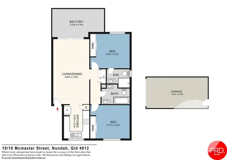 Floorplan of Homely unit listing, 10/10 McMaster Street, Nundah QLD 4012