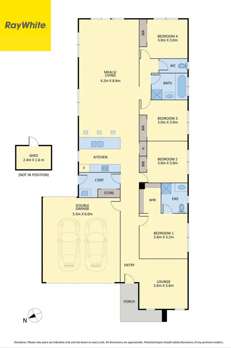 Floorplan of Homely house listing, 42 Golden Wattle Way, Harkness VIC 3337