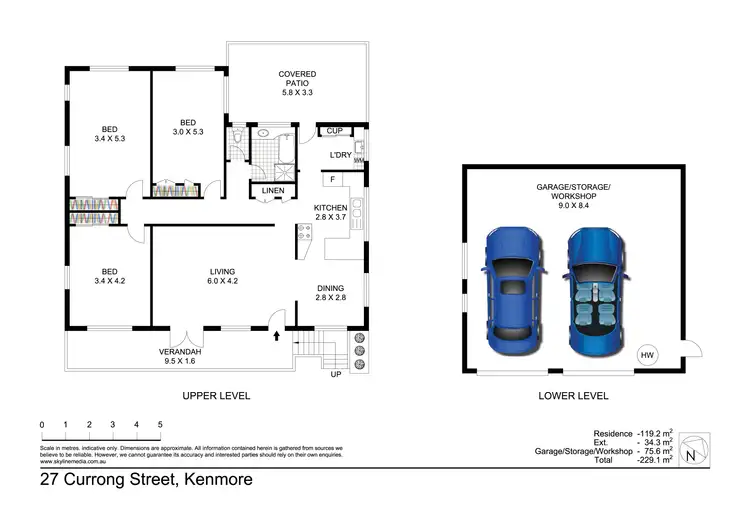 Floorplan of Homely house listing, 27 Currong Street, Kenmore QLD 4069