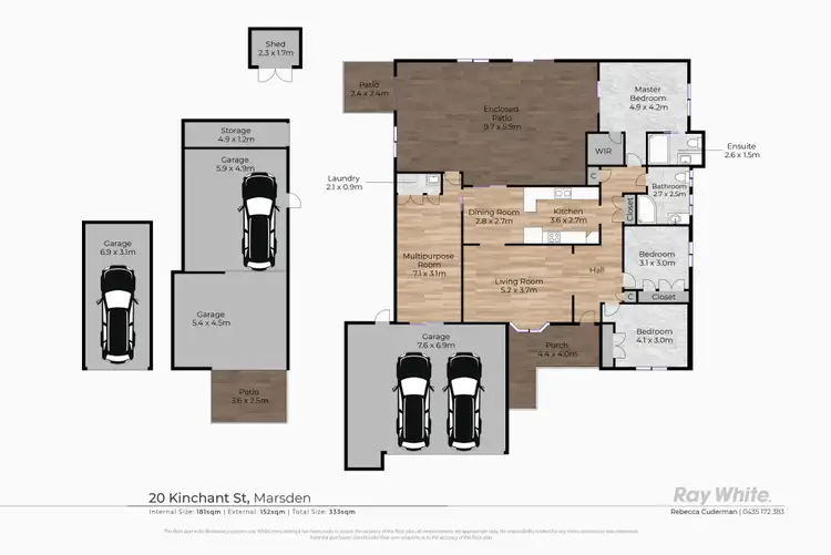 Floorplan of Homely house listing, 20 Kinchant Street, Marsden QLD 4132