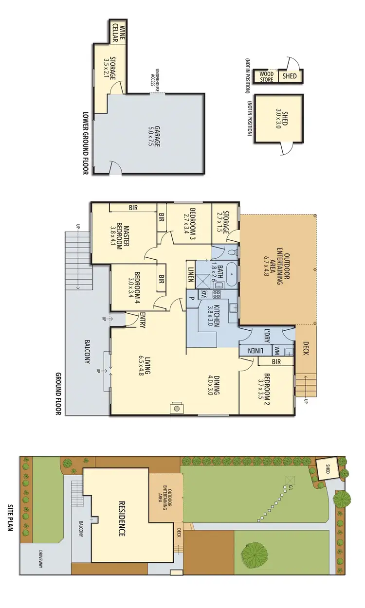 Floorplan of Homely house listing, 34 Wilhelmina Ave, West Launceston TAS 7250