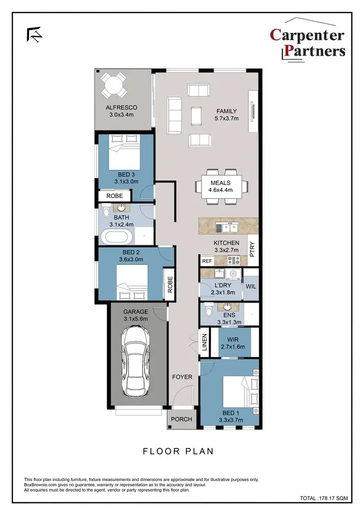 Floorplan of Homely house listing, 65 Roy Crescent, Thirlmere NSW 2572