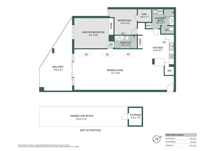 Floorplan of Homely apartment listing, 7/118 Royal Street, East Perth WA 6004
