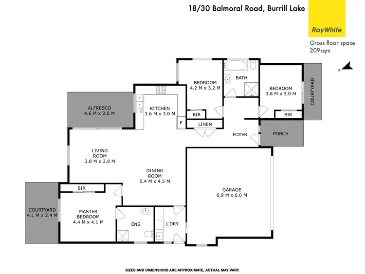 Floorplan of Homely house listing, 18/30 Balmoral Road, Burrill Lake NSW 2539