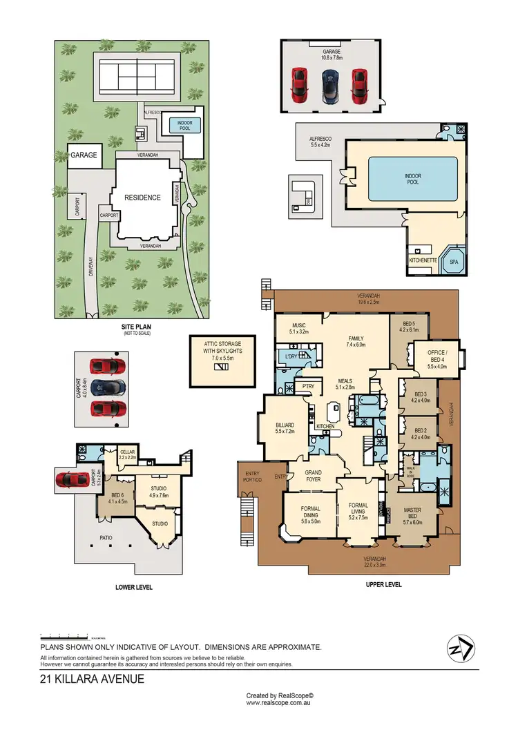 Floorplan of Homely house listing, 21 Killara Avenue, Hamilton QLD 4007