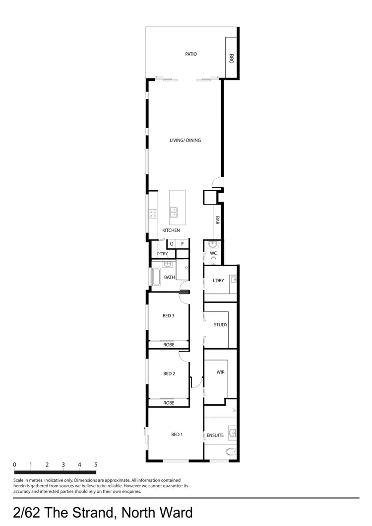 Floorplan of Homely unit listing, 2/62 The Strand, North Ward QLD 4810