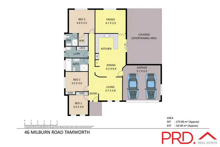 Floorplan of Homely house listing, 46 Milburn Road, Tamworth NSW 2340
