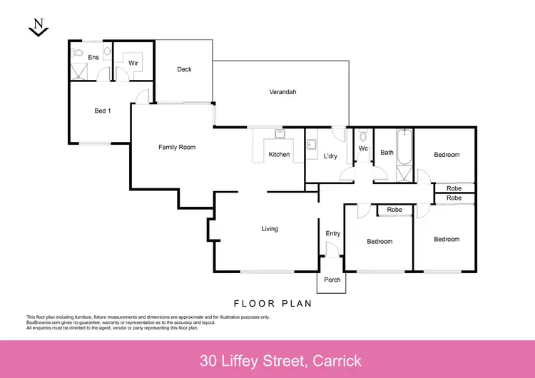 Floorplan of Homely house listing, 30 Liffey Street, Carrick TAS 7291