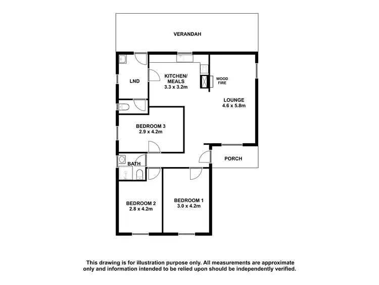 Floorplan of Homely house listing, 24 Poplar Avenue, Keith SA 5267