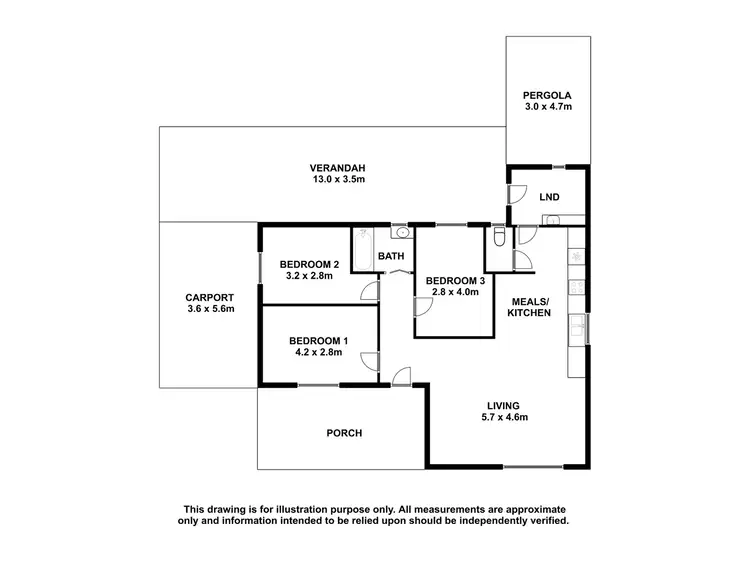 Floorplan of Homely house listing, 3 Wellington Street, Keith SA 5267