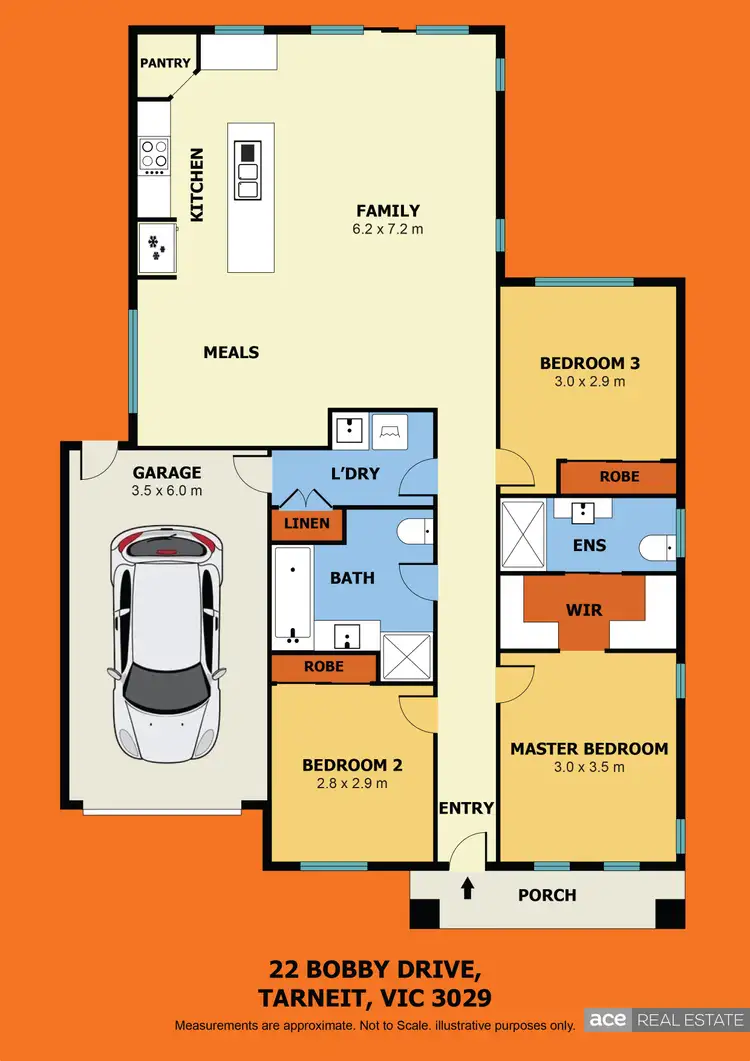 Floorplan of Homely house listing, 22 Bobby Drive, Tarneit VIC 3029