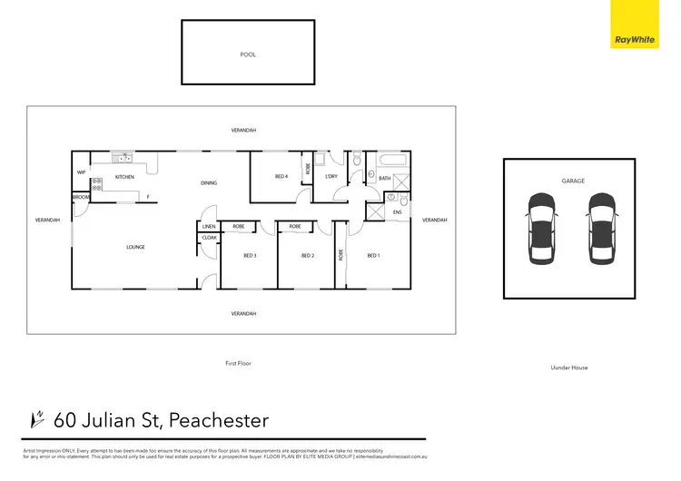 Floorplan of Homely house listing, 60 Julian street, Peachester QLD 4519