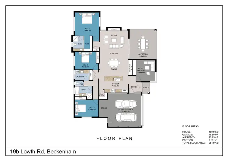 Floorplan of Homely house listing, 19B Lowth Road, Beckenham WA 6107