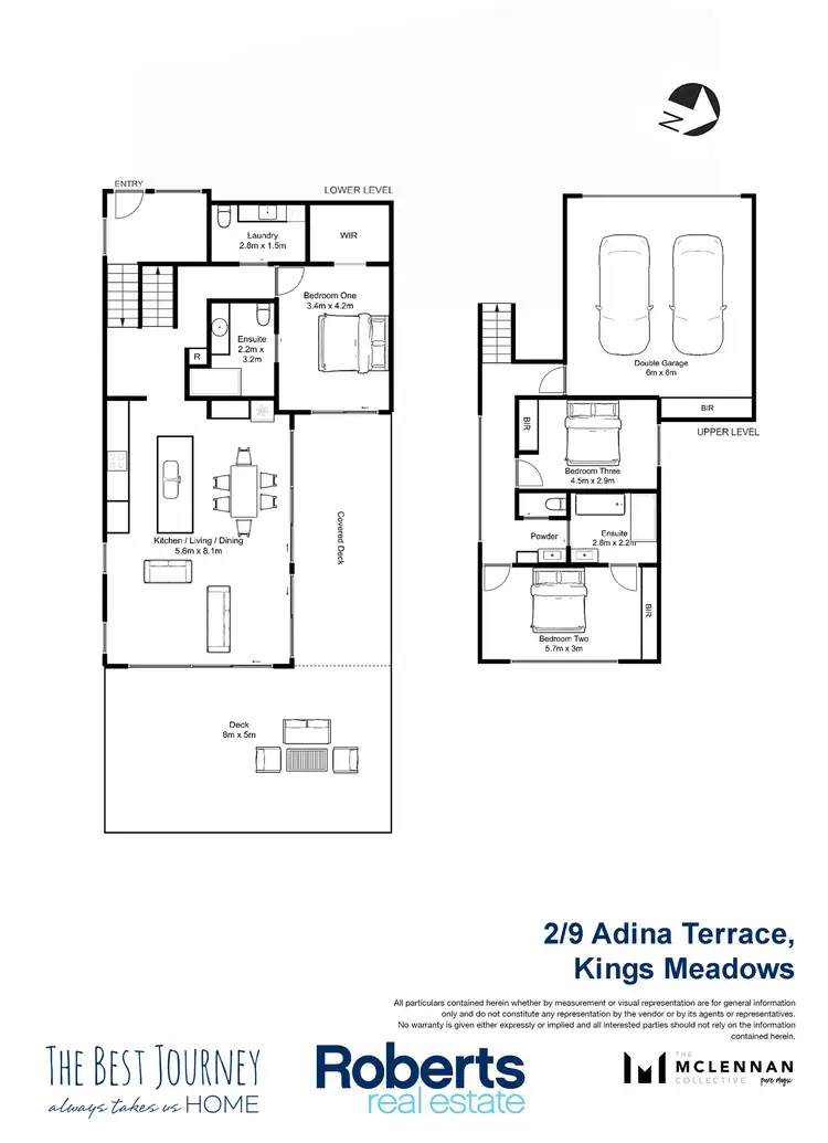 Floorplan of Homely townhouse listing, 2/9 Adina Terrace, Kings Meadows TAS 7249