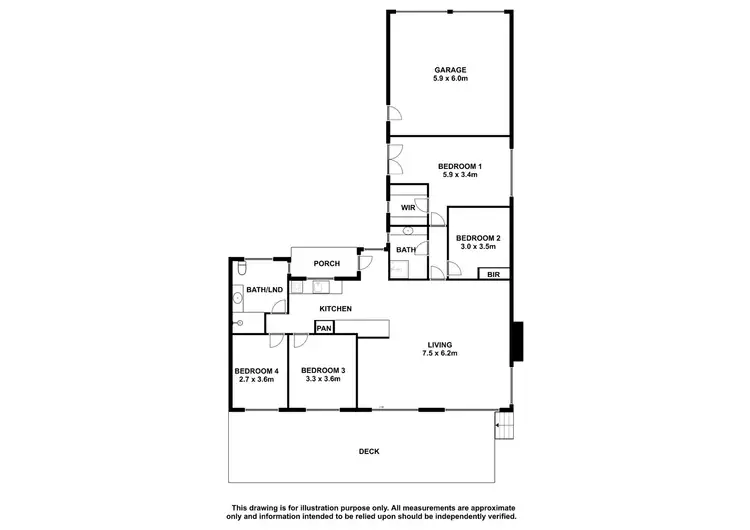 Floorplan of Homely house listing, 19 Wrattonbully Road, Robe SA 5276