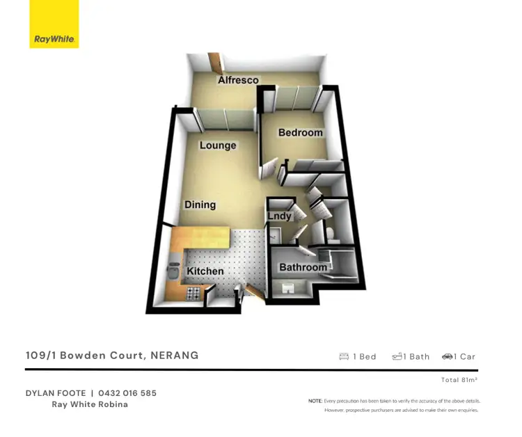 Floorplan of Homely house listing, 109/1 Bowden Court, Nerang QLD 4211