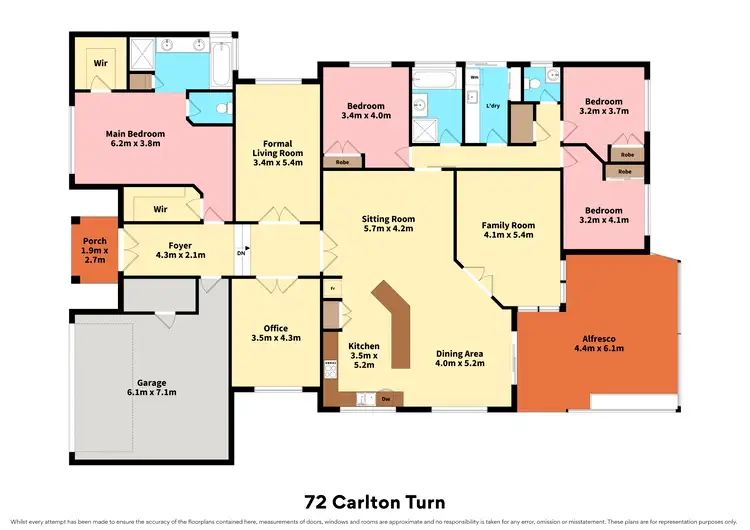 Floorplan of Homely house listing, 72 Carlton Turn, Currambine WA 6028