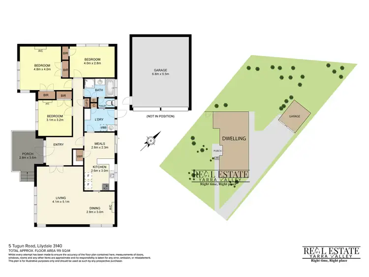 Floorplan of Homely house listing, 5 Tugun Road, Lilydale VIC 3140