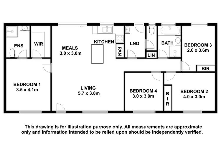 Floorplan of Homely house listing, 9 Mary Ellen Court, Robe SA 5276