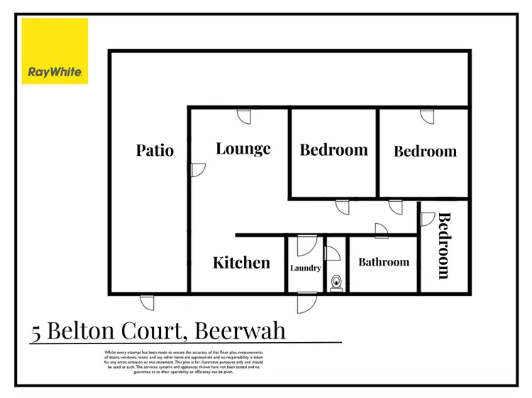 Floorplan of Homely house listing, 5 Belton Court, Beerwah QLD 4519