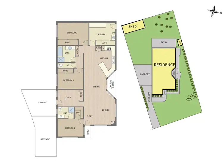 Floorplan of Homely house listing, 12 Hyland St, Foster VIC 3960