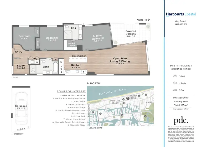 Floorplan of Homely apartment listing, 2/113 Petrel Avenue, Mermaid Beach QLD 4218