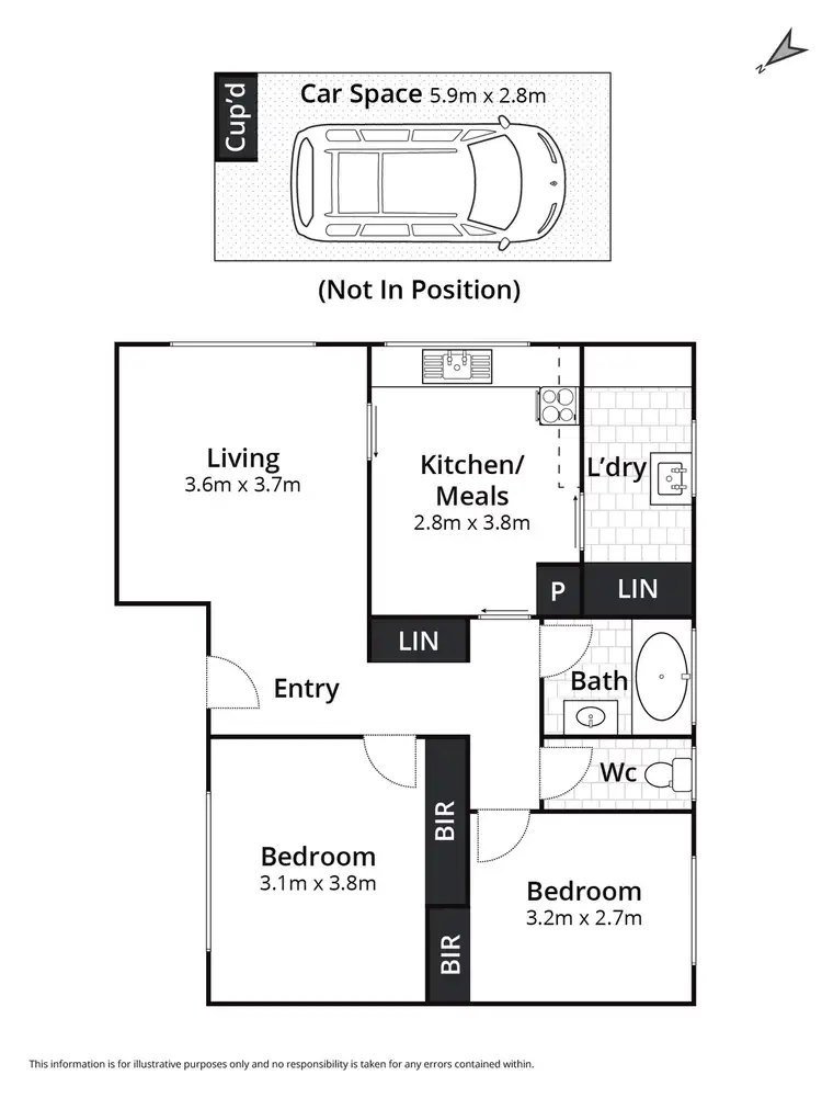 Floorplan of Homely unit listing, 5/7 French Street, Geelong West VIC 3218