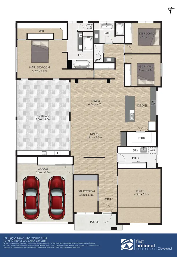 Floorplan of Homely house listing, 29 Ziggys Drive, Thornlands QLD 4164