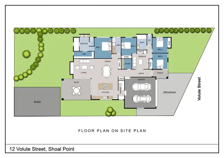 Floorplan of Homely house listing, 12 Volute Street, Shoal Point QLD 4750
