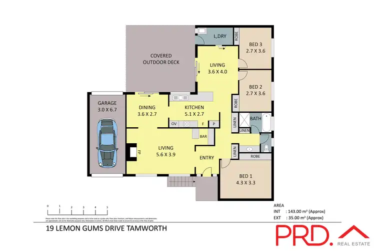 Floorplan of Homely house listing, 19 Lemon Gums Drive, Tamworth NSW 2340