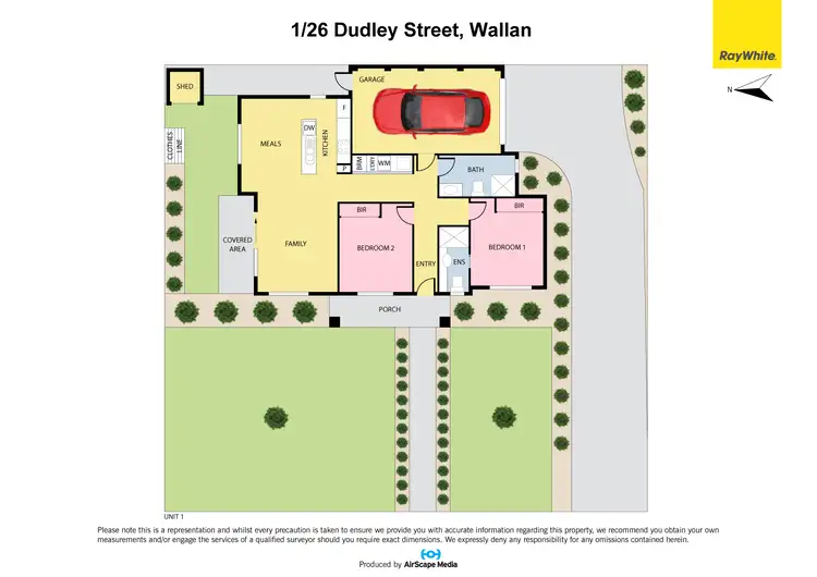 Floorplan of Homely unit listing, 1/26 Dudley Street, Wallan VIC 3756