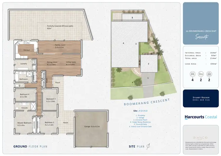 Floorplan of Homely house listing, 59 Boomerang Crescent, Sorrento QLD 4217
