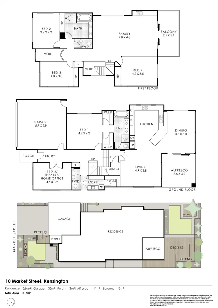 Floorplan of Homely house listing, 10 Market Street, Kensington WA 6151