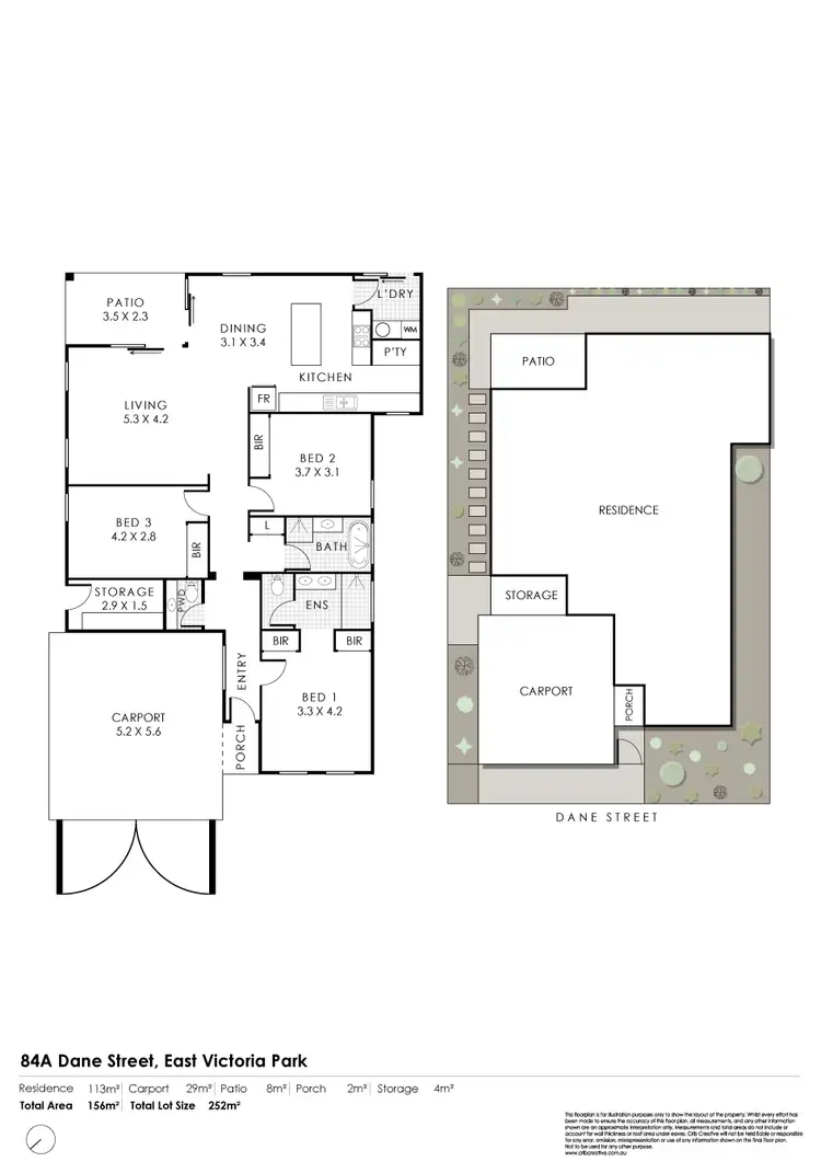 Floorplan of Homely house listing, 84A Dane Street, East Victoria Park WA 6101