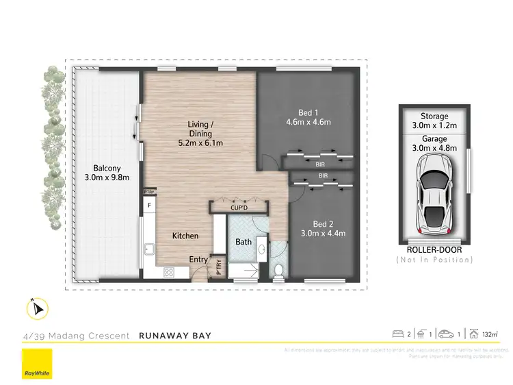Floorplan of Homely house listing, 4/39 Madang Crescent, Runaway Bay QLD 4216