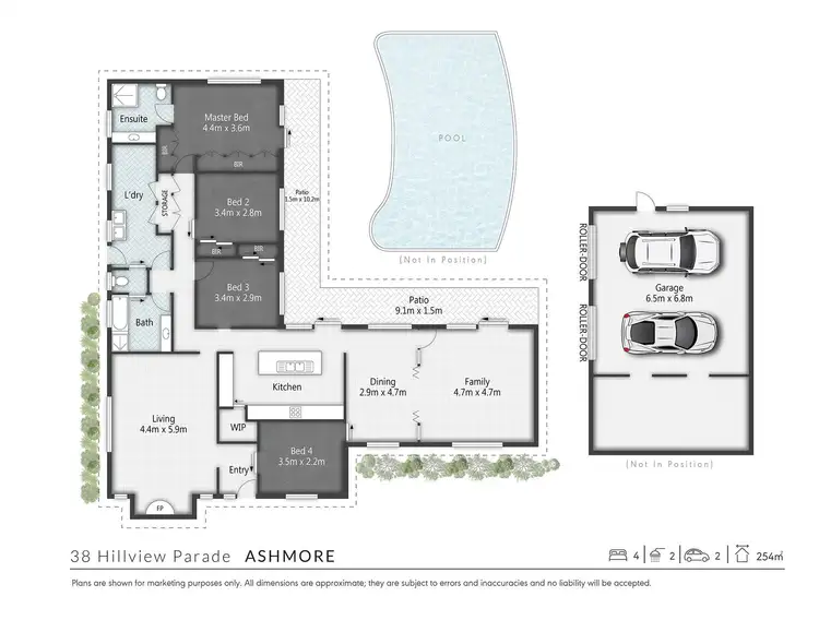 Floorplan of Homely house listing, 38 Hillview Parade, Ashmore QLD 4214
