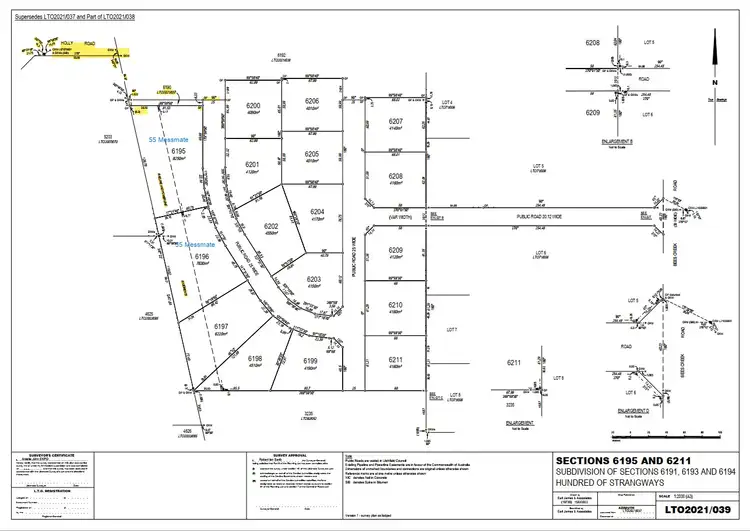 Floorplan of Homely land listing, Messmate Road, Bees Creek NT 822