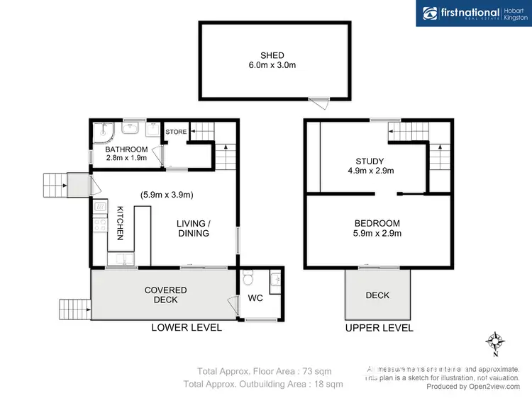 Floorplan of Homely house listing, 90 Matthew Flinders Drive, Alonnah TAS 7150
