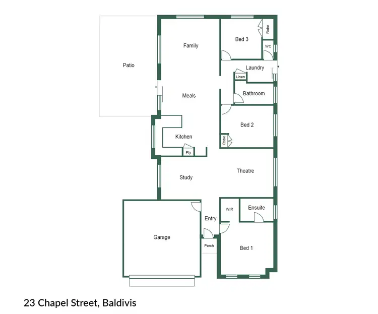 Floorplan of Homely house listing, 23 Chapel Street, Baldivis WA 6171