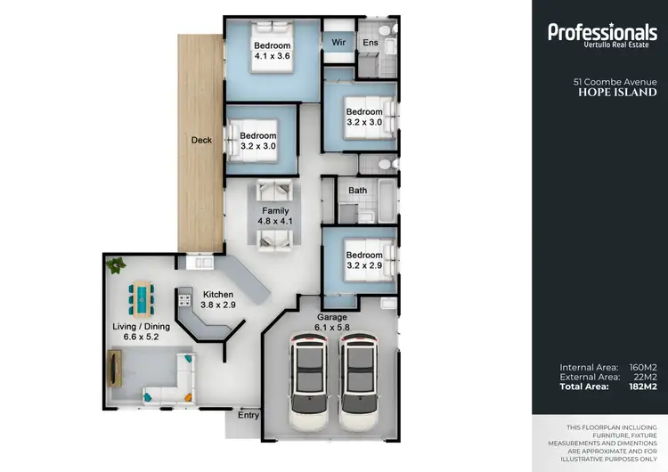 Floorplan of Homely house listing, 51 Coombe Avenue, Hope Island QLD 4212