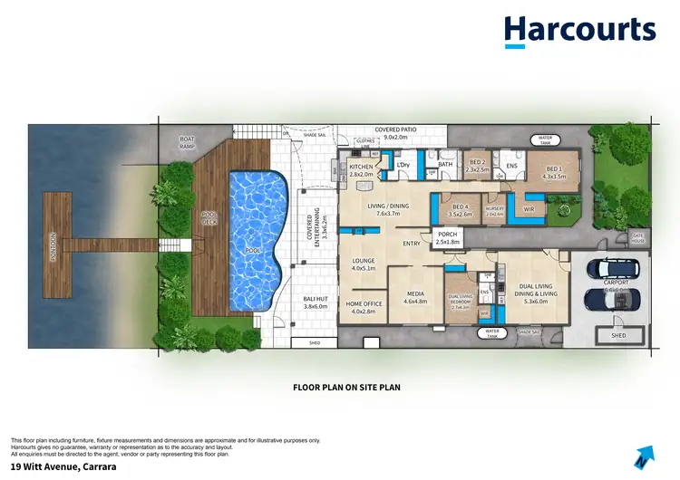 Floorplan of Homely house listing, 19 Witt Avenue, Carrara QLD 4211
