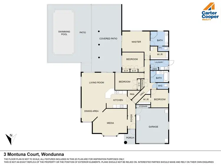 Floorplan of Homely house listing, 3 Montuna Court, Wondunna QLD 4655