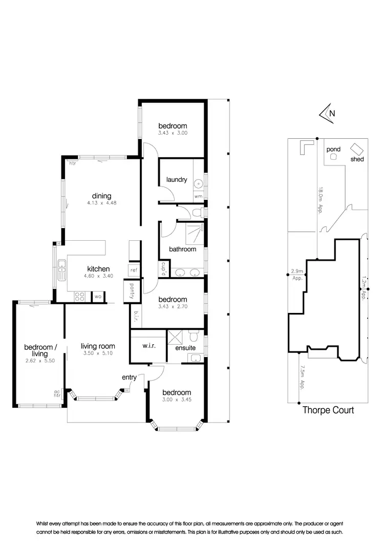 Floorplan of Homely house listing, 11 Thorpe Court, Altona Meadows VIC 3028