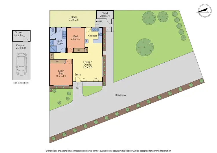 Floorplan of Homely unit listing, 1/5 Veronica Street, Ferntree Gully VIC 3156