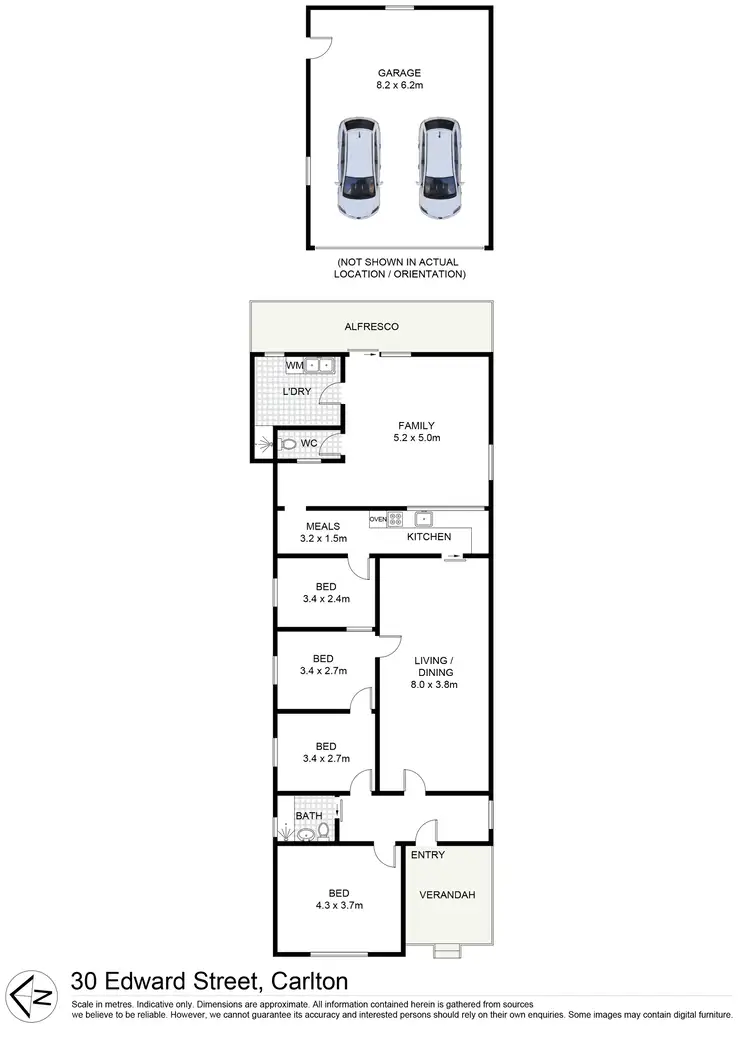 Floorplan of Homely house listing, 30 Edward Street, Carlton NSW 2218